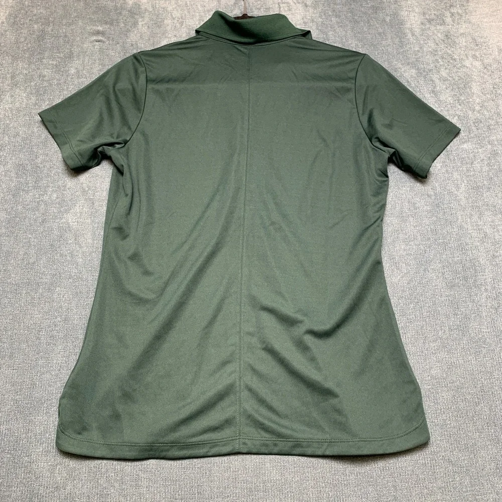Nike Golf Tour Performance Dri Fit Polo Shirt Womens Medium Green Short Sleeve - Picture 9 of 13
